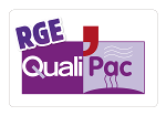 label RGE Qualipac