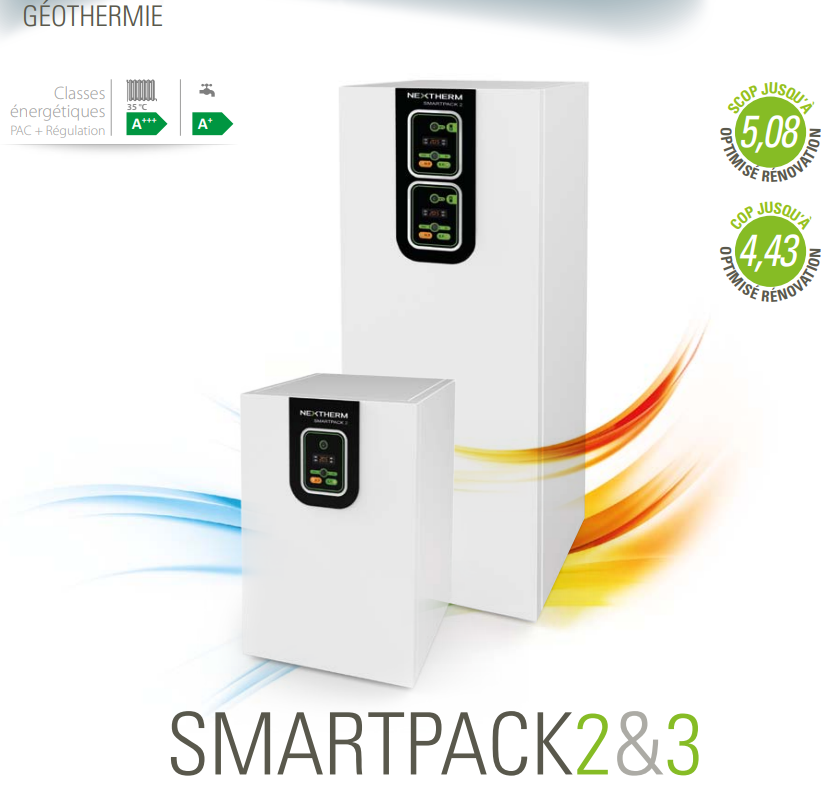 schema pompe à chaleur smartpack 2&3 Nextherm Rhone Saone Engergies