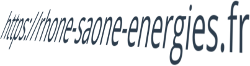 Nouveau site Rhône Saône Energies nouveau site internet rhône saône energies