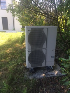 Pompe à chaleur Lizea module extérieur et intérieur
