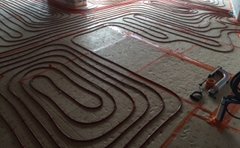 PAC Caliane - implantation plancher chauffant