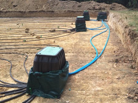 Pompe à chaleur Termeo et captage géothermique
