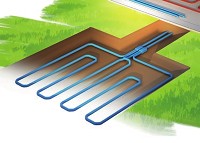 schéma captage par géothermie captage géothermique Rhône Saône Energies
